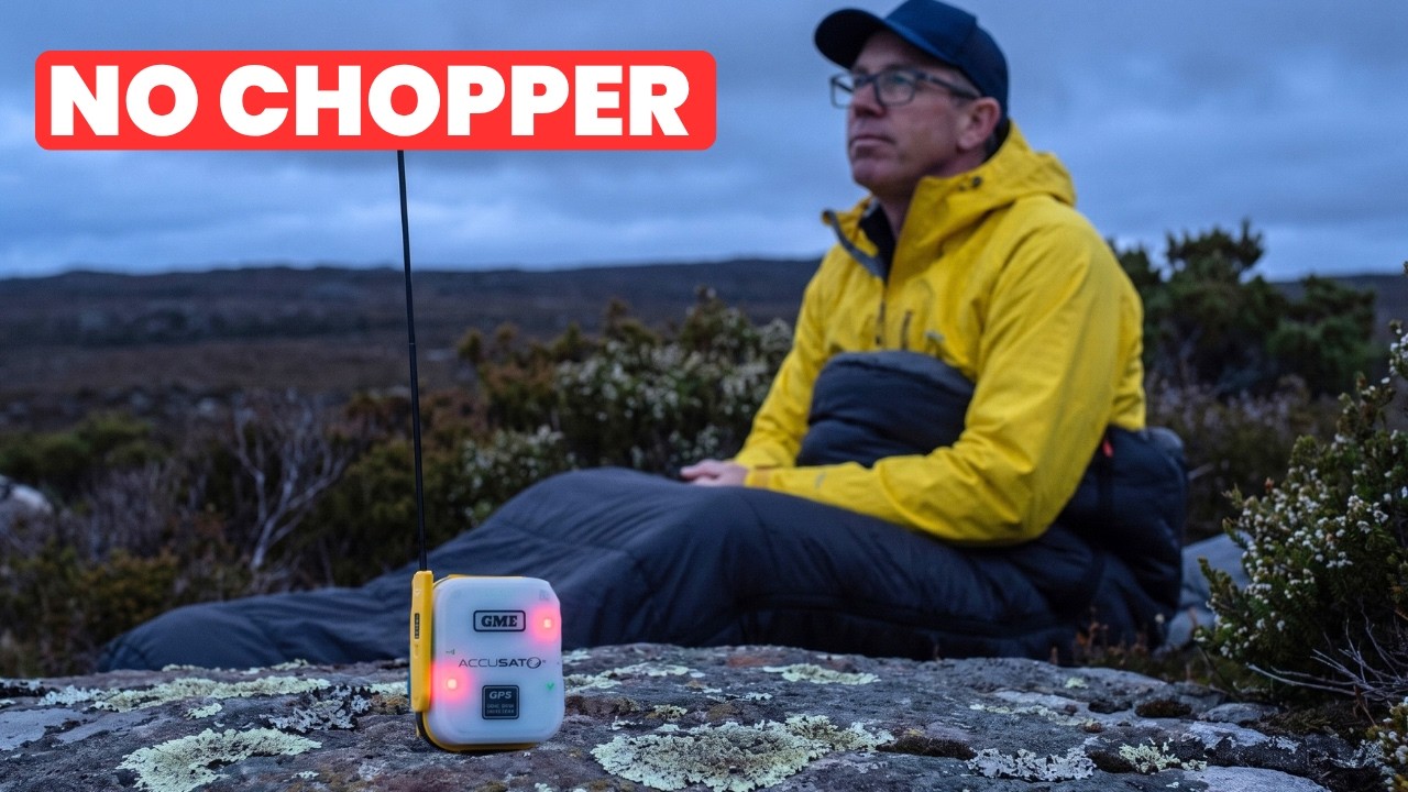 Mowser explains a personal locator beacon rescue in Tasmania
