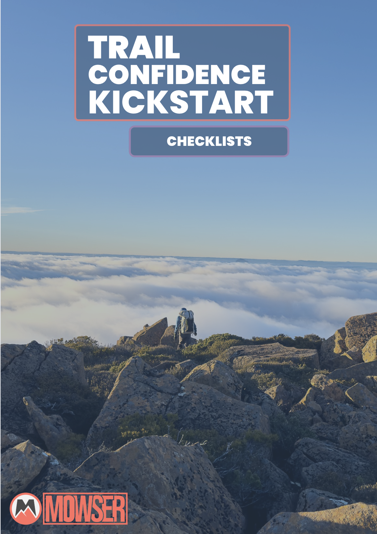 Trail Confidence Kickstart Checklist cover showing program branding
