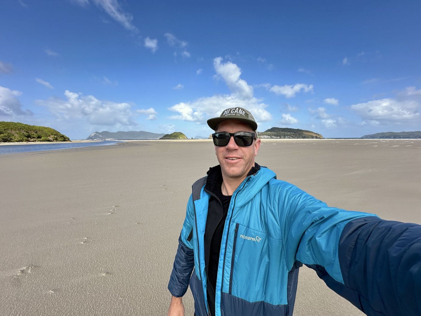 Mowser on a South Coast Track beach